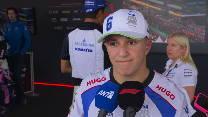 Hadjar frustrated with 'unfair' weekend as traffic blamed by Racing Bulls driver