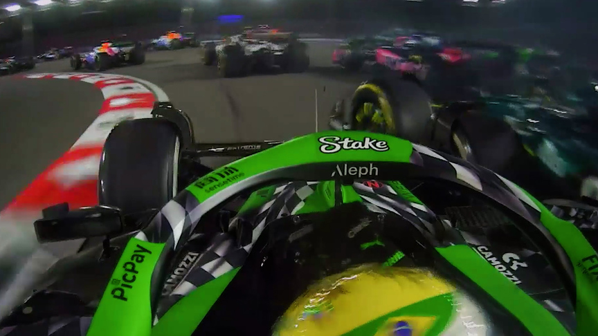 2025 Las Vegas Grand Prix: Best race start onboards