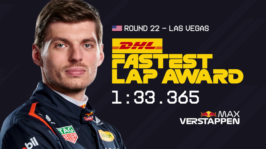 DHL Fastest Lap Award – 2025 Las Vegas Grand Prix