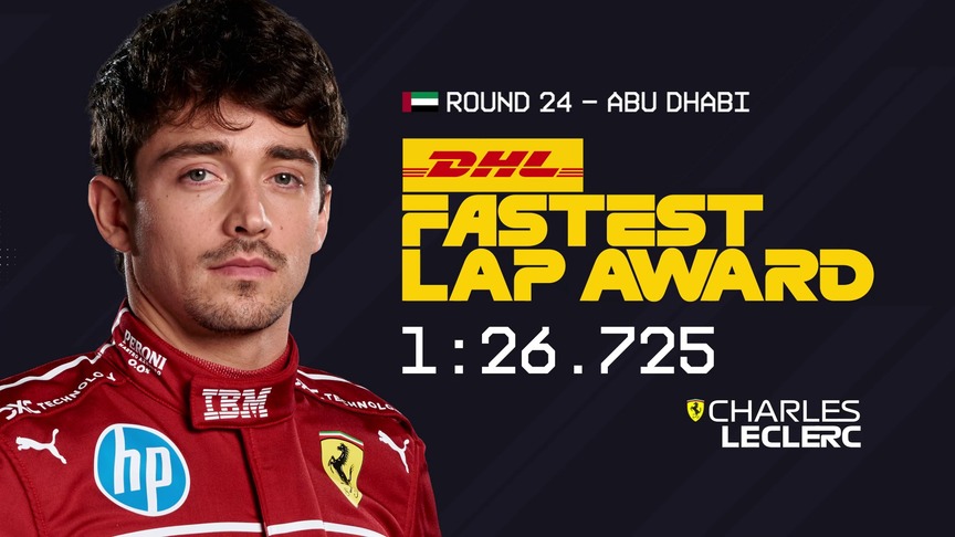 DHL Fastest Lap Award - 2025 Abu Dhabi Grand Prix